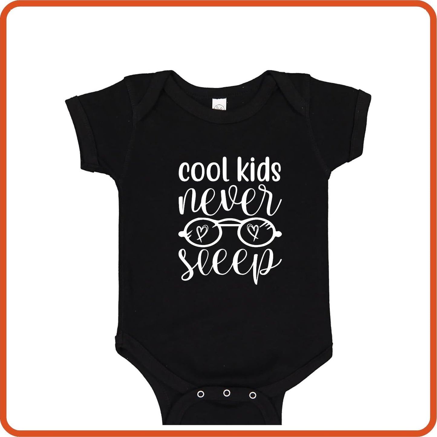 Cool Kids Never Sleep | New Baby Shirt Bodysuit Onesies by SEC Apparel - secapparelonline