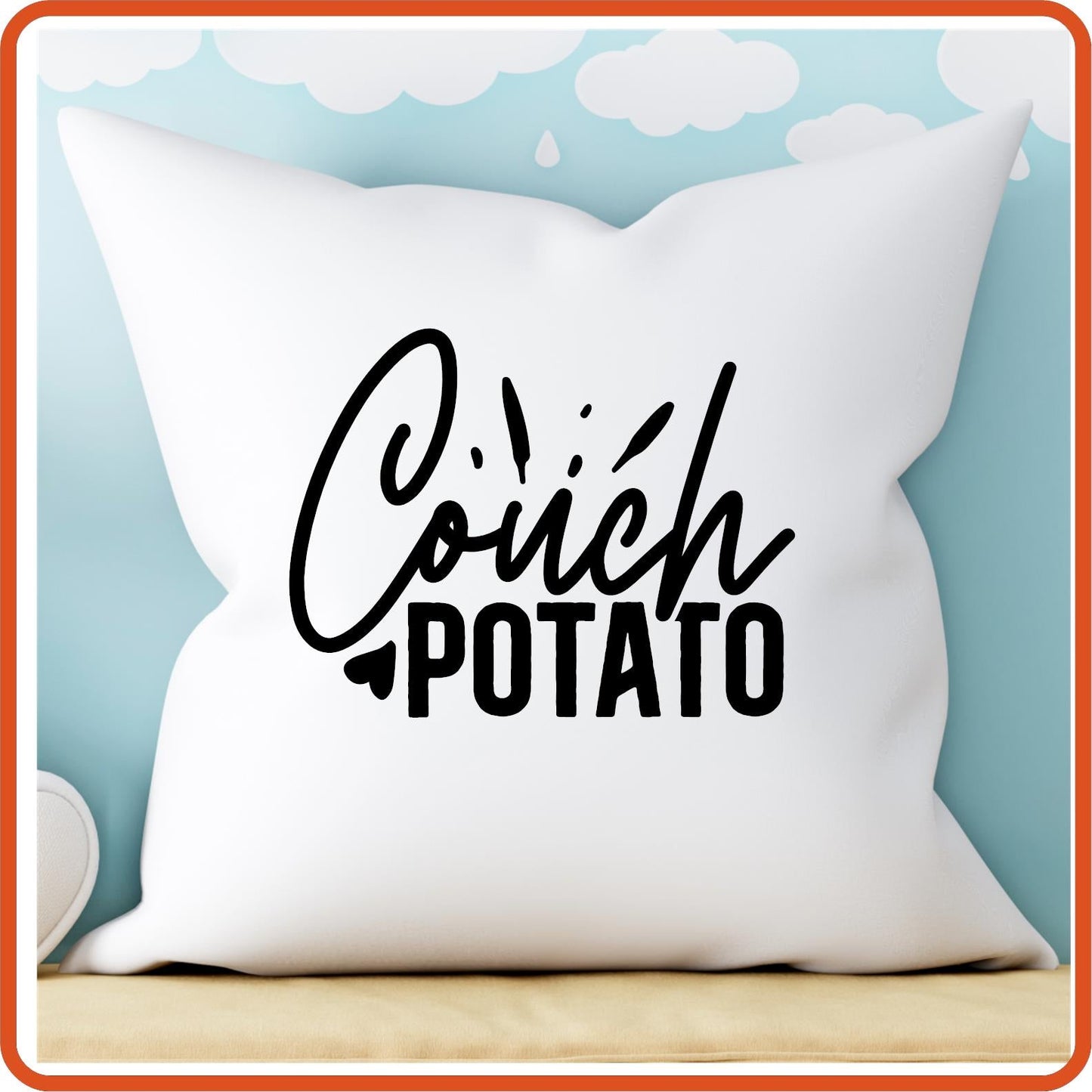 Couch Potato 1 | Throw Pillow Covers Only by SEC Apparel - secapparelonline