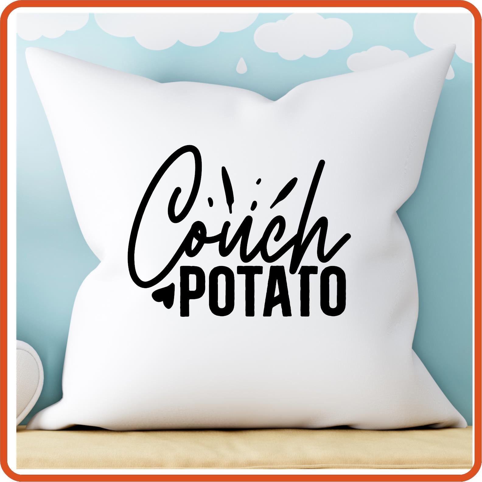 Couch Potato 1 | Throw Pillow Covers Only by SEC Apparel - secapparelonline