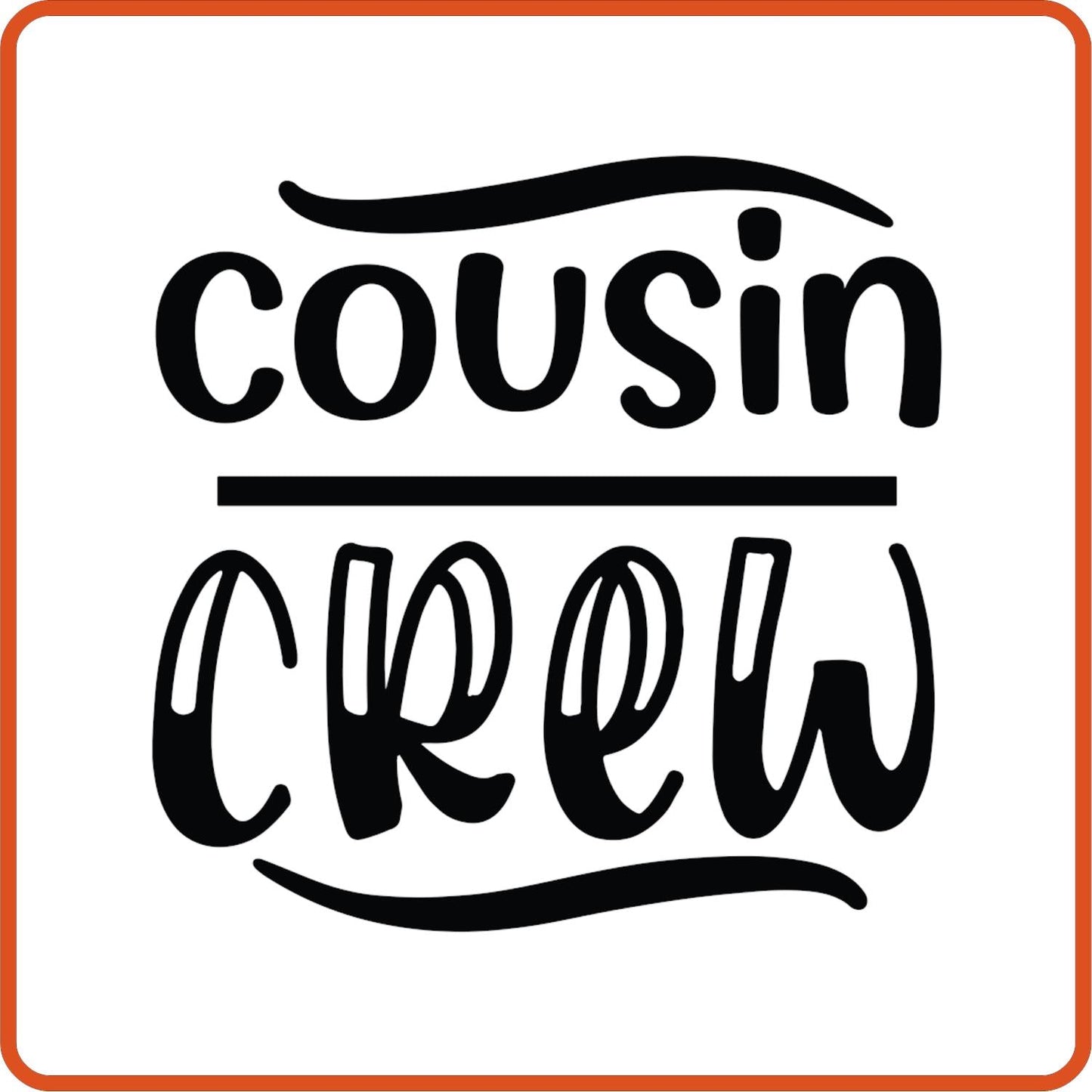 Cousin Crew | Family Iron On Decals Patches by SEC Apparel - secapparelonline