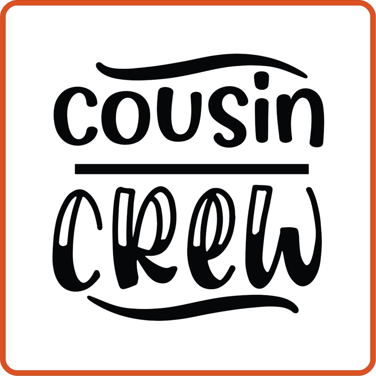 Cousin Crew | Family Iron On Decals Patches by SEC Apparel - secapparelonline