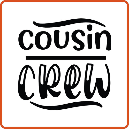 Cousin Crew | Family Iron On Decals Patches by SEC Apparel - secapparelonline