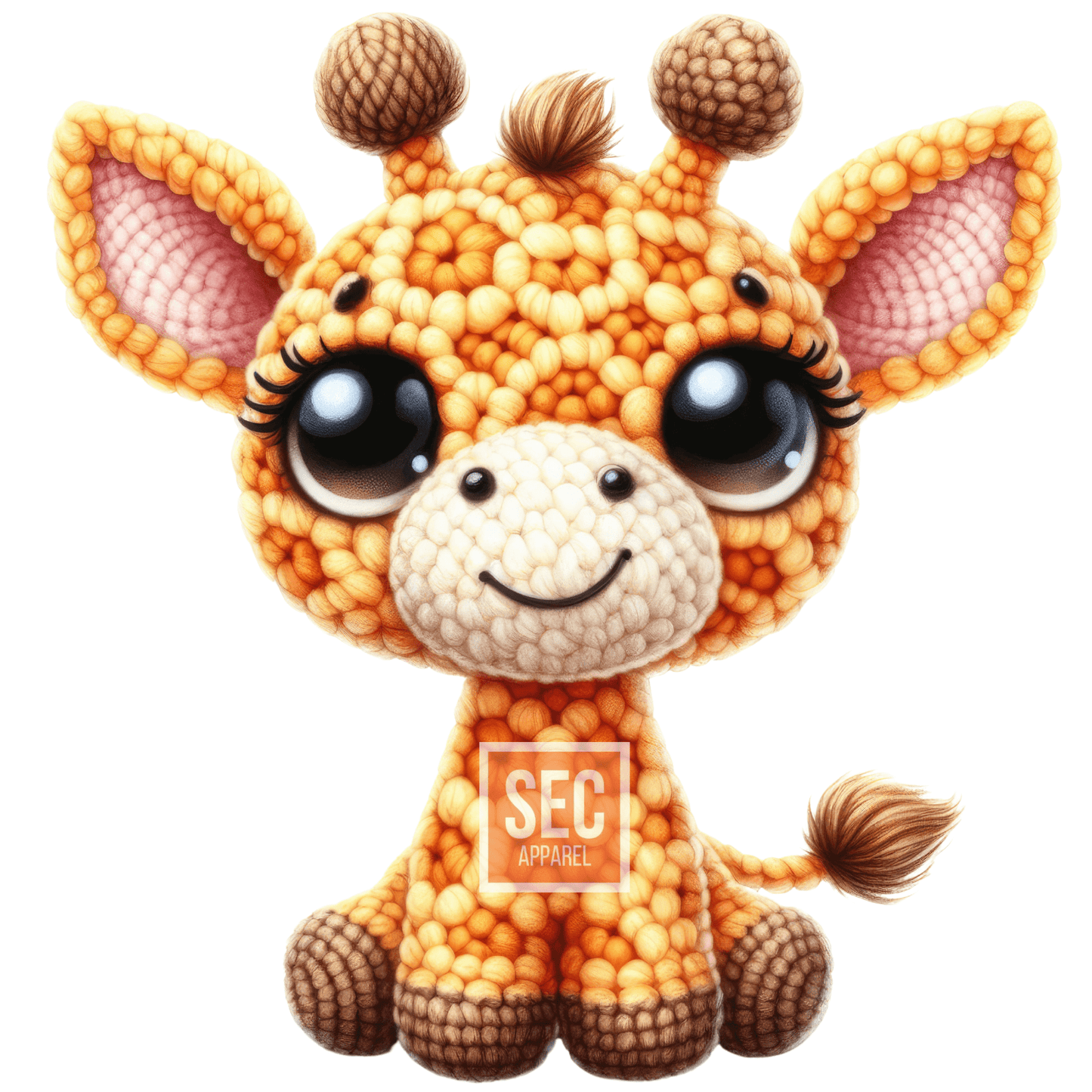 Crochet Animal Iron On Patch Transfers Decals Patches Vinyl for T Shirts Fabric Clothing - secapparelonline