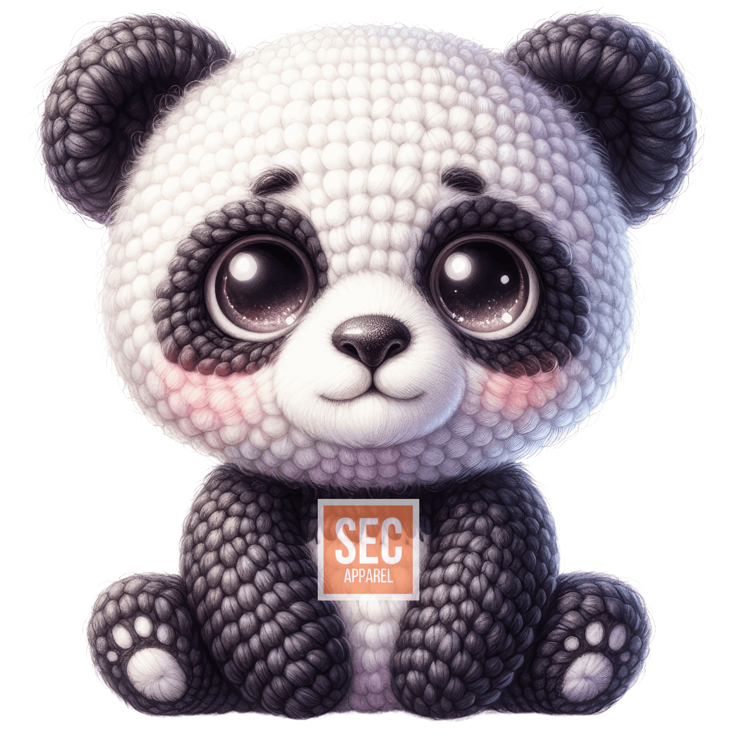 Crochet Animal Iron On Patch Transfers Decals Patches Vinyl for T Shirts Fabric Clothing - secapparelonline