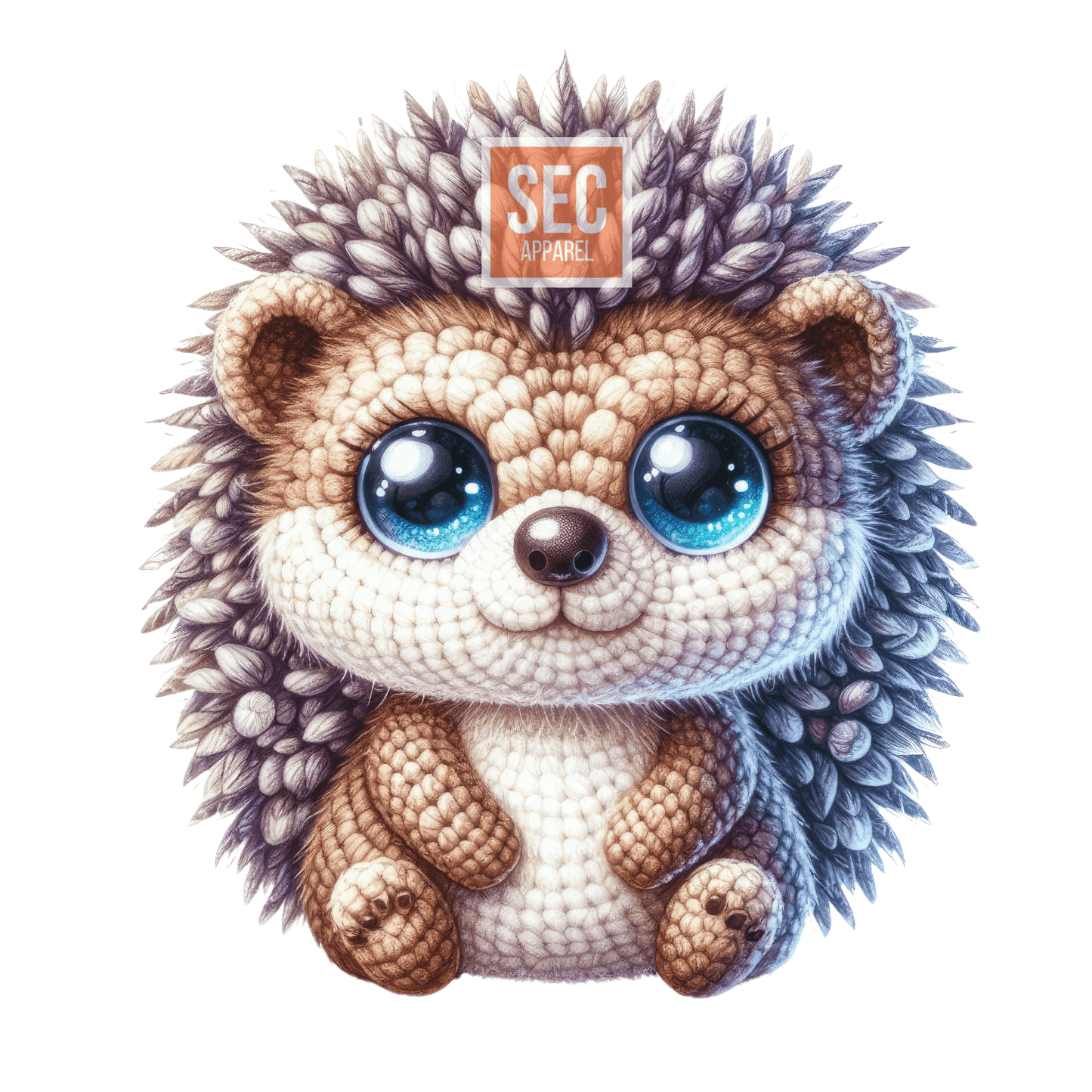 Crochet Animal Iron On Patch Transfers Decals Patches Vinyl for T Shirts Fabric Clothing - secapparelonline