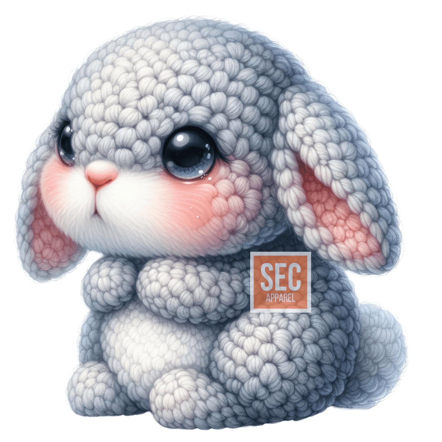 Crochet Animal Iron On Patch Transfers Decals Patches Vinyl for T Shirts Fabric Clothing - secapparelonline