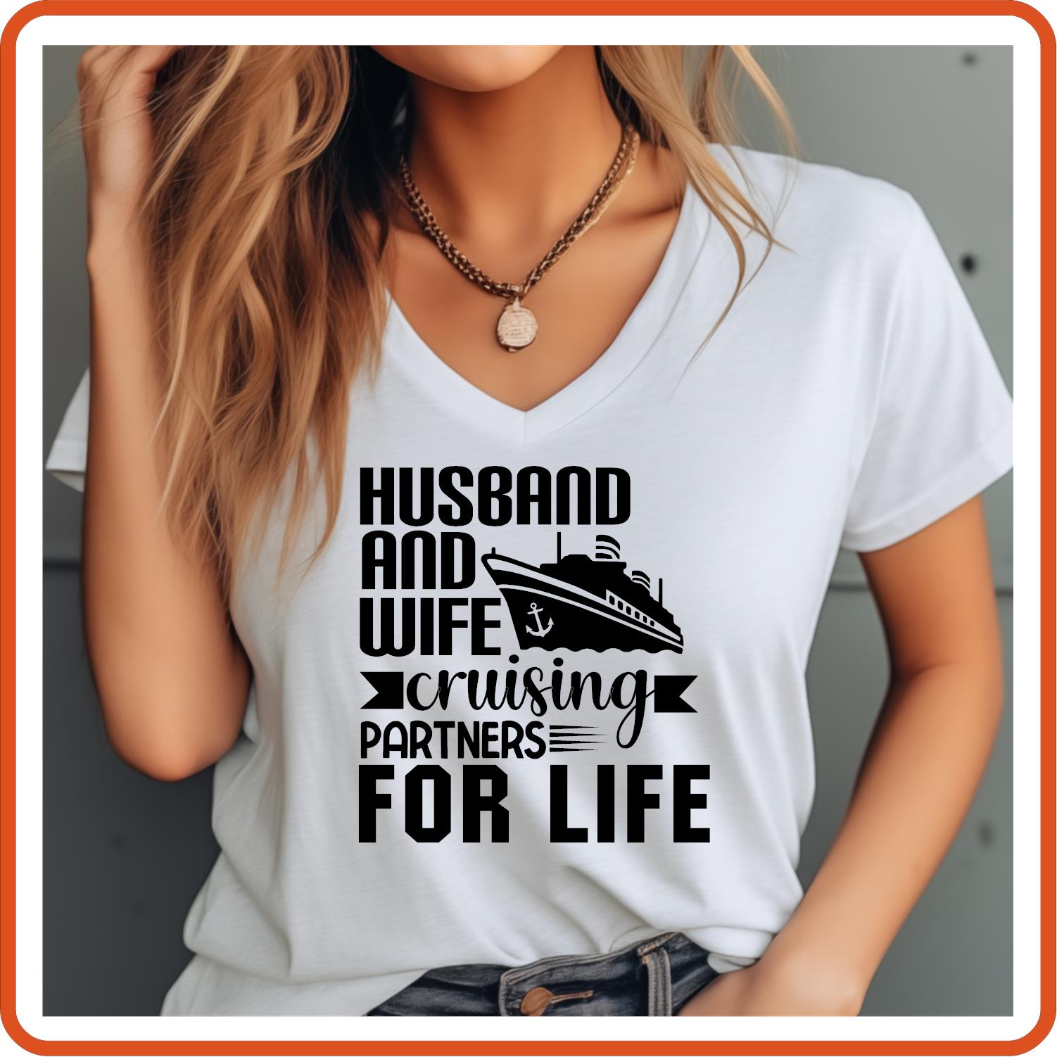 Cruise Vacation Iron On Decals Patches transfers vinyl for shirts, clothing | Husband Wife Partners - secapparelonline