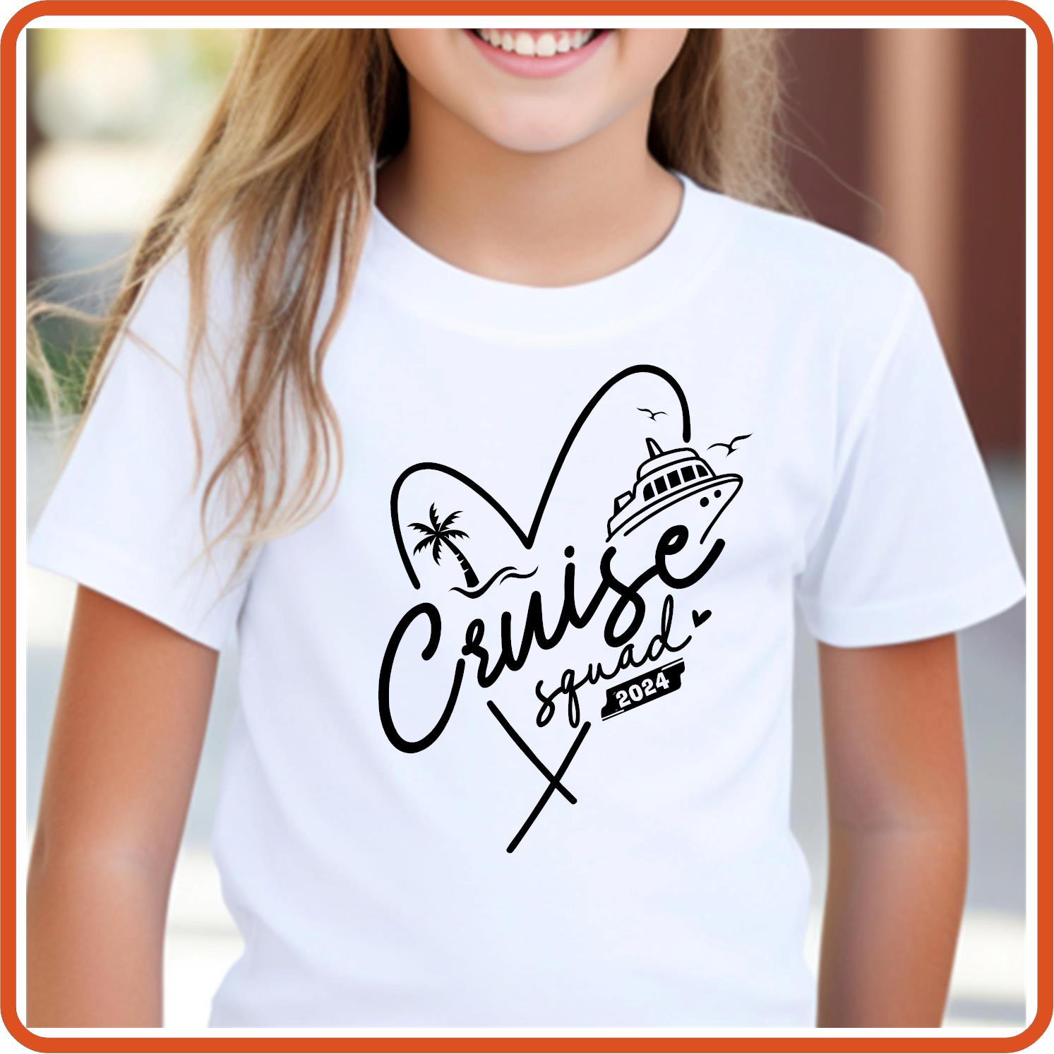 Cruise Vacation Iron On Decals Patches transfers vinyl for shirts, clothing | Squad - secapparelonline