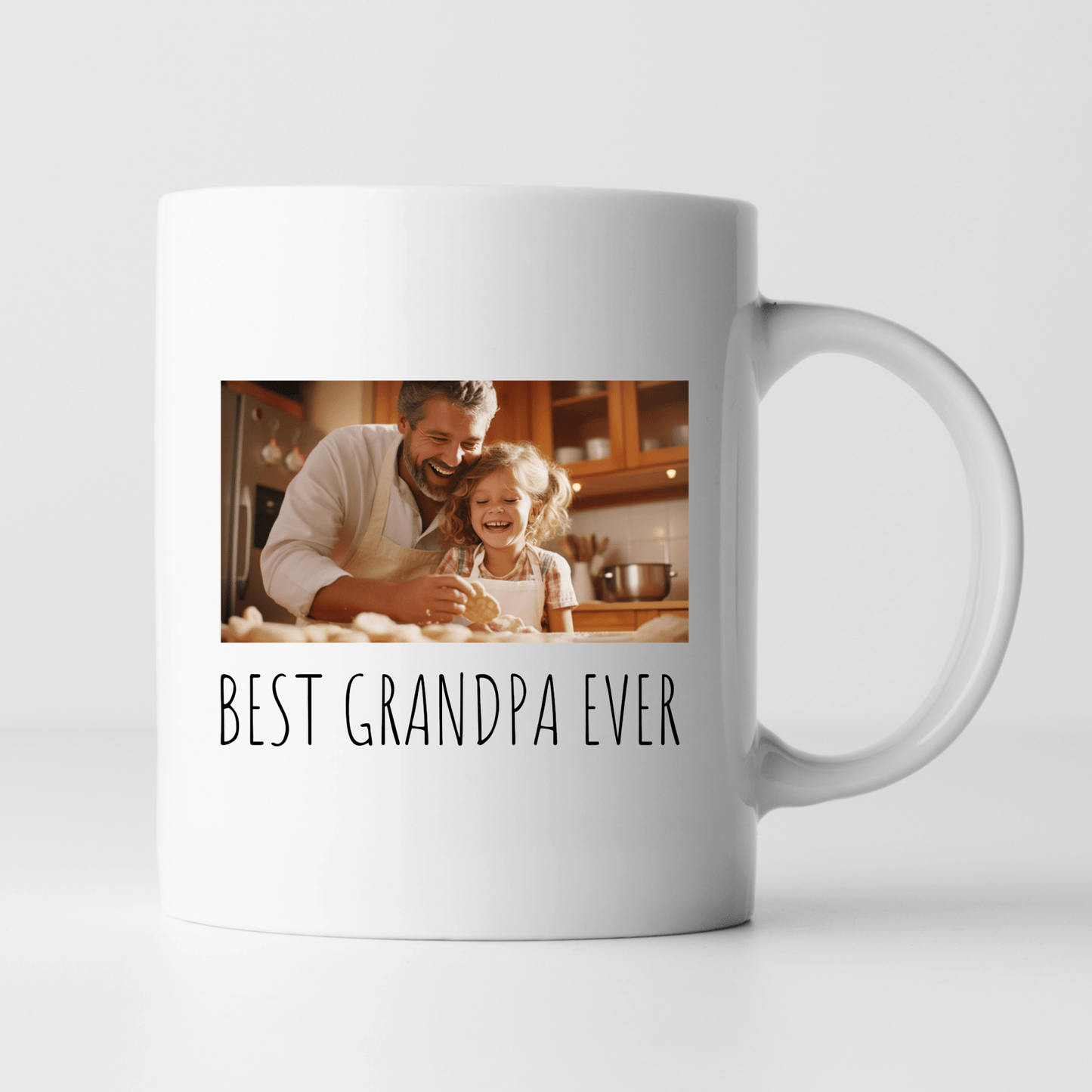 Custom Grandpa Fathers Day Mug Personalized With Picture Photo 11oz Cups Gifts by SEC Apparel - secapparelonline