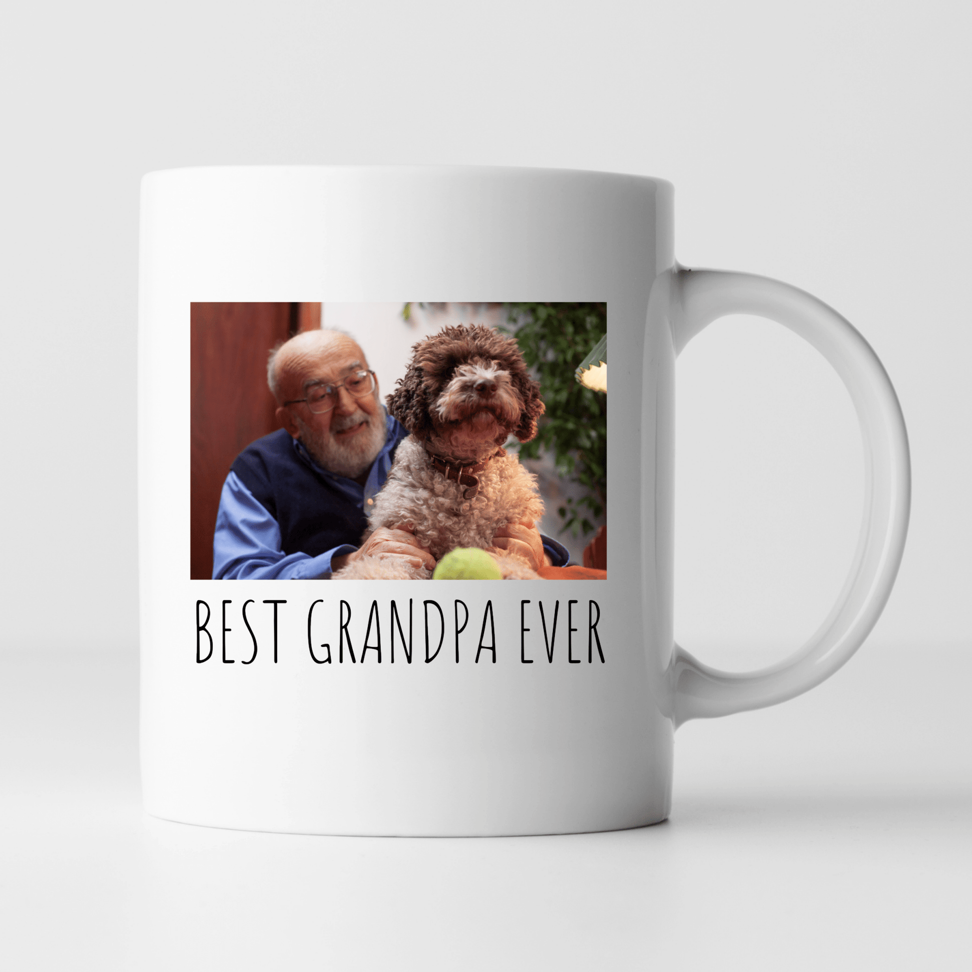 Custom Grandpa Fathers Day Mug Personalized With Picture Photo 11oz Cups Gifts by SEC Apparel - secapparelonline
