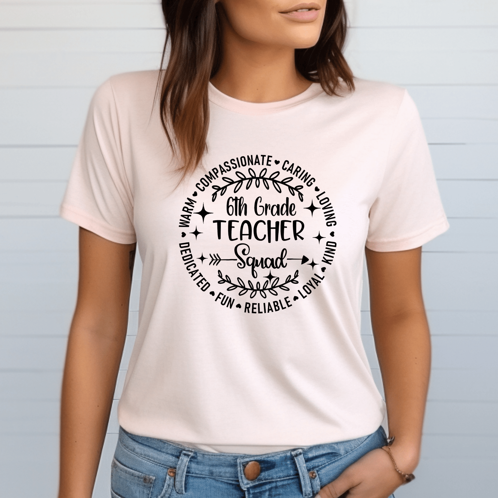 Custom Teacher Squad with Grade | Graphic T Shirts| Unisex | SEC Apparel - secapparelonline