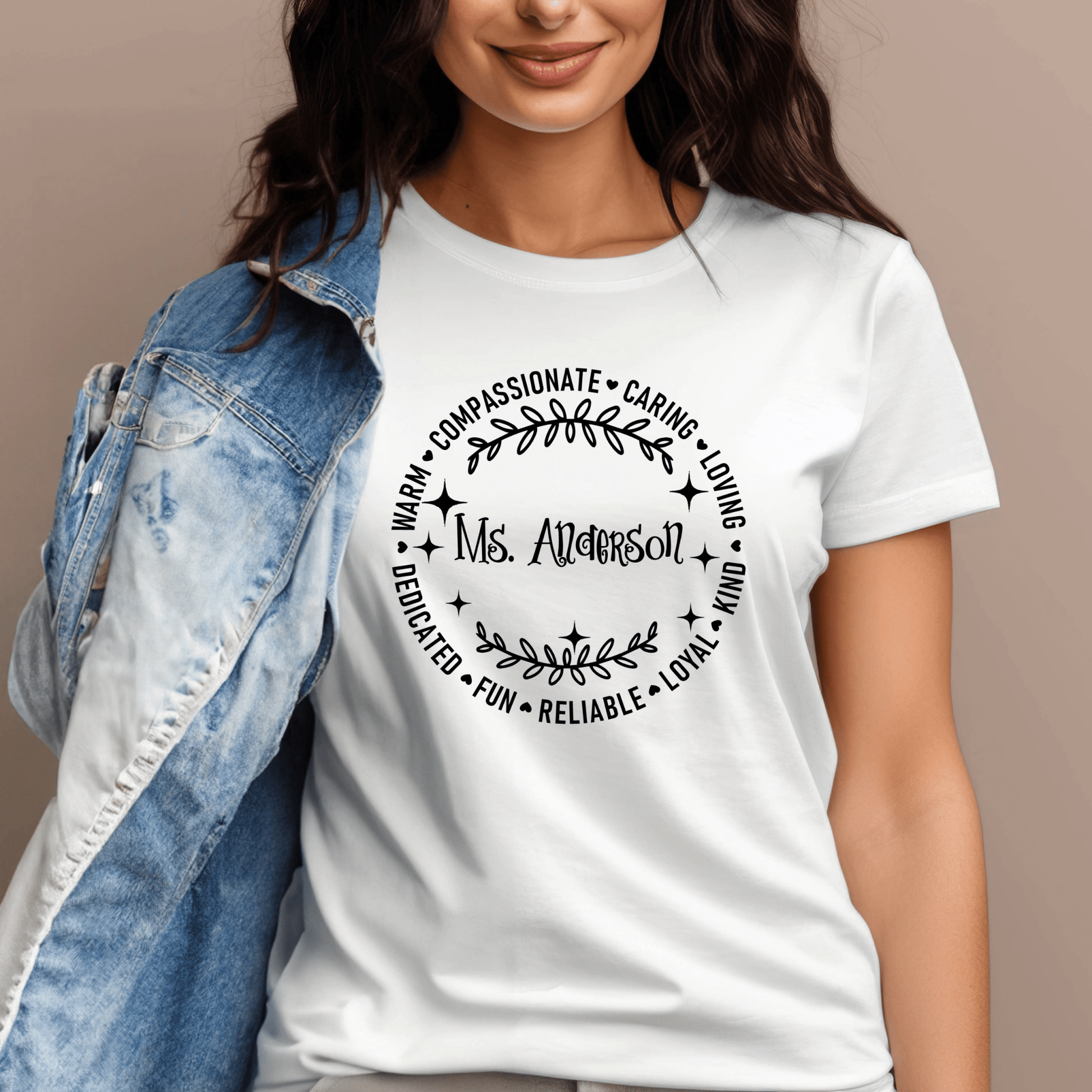 Custom Teacher with Name | Graphic T Shirts| Unisex | SEC Apparel - secapparelonline