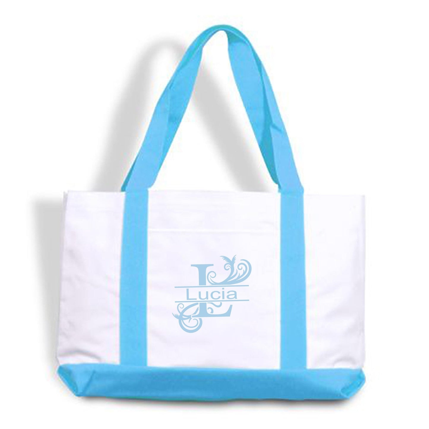 Custom Tote Bag Personalized with Name | Initial Monogram| SEC Apparel - secapparelonline
