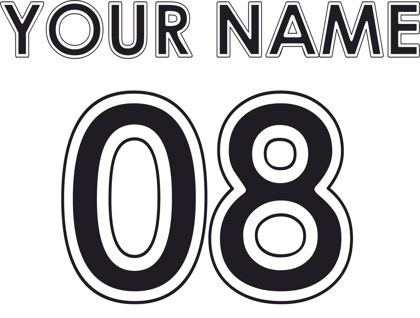 Customizable Iron - On Jersey Letters & Numbers - Create Your Own Team Uniforms - secapparelonline