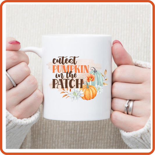 Cutest Pumpkin in the Patch | Fall Mugs - 11oz Coffee Mug by SEC Apparel - secapparelonline
