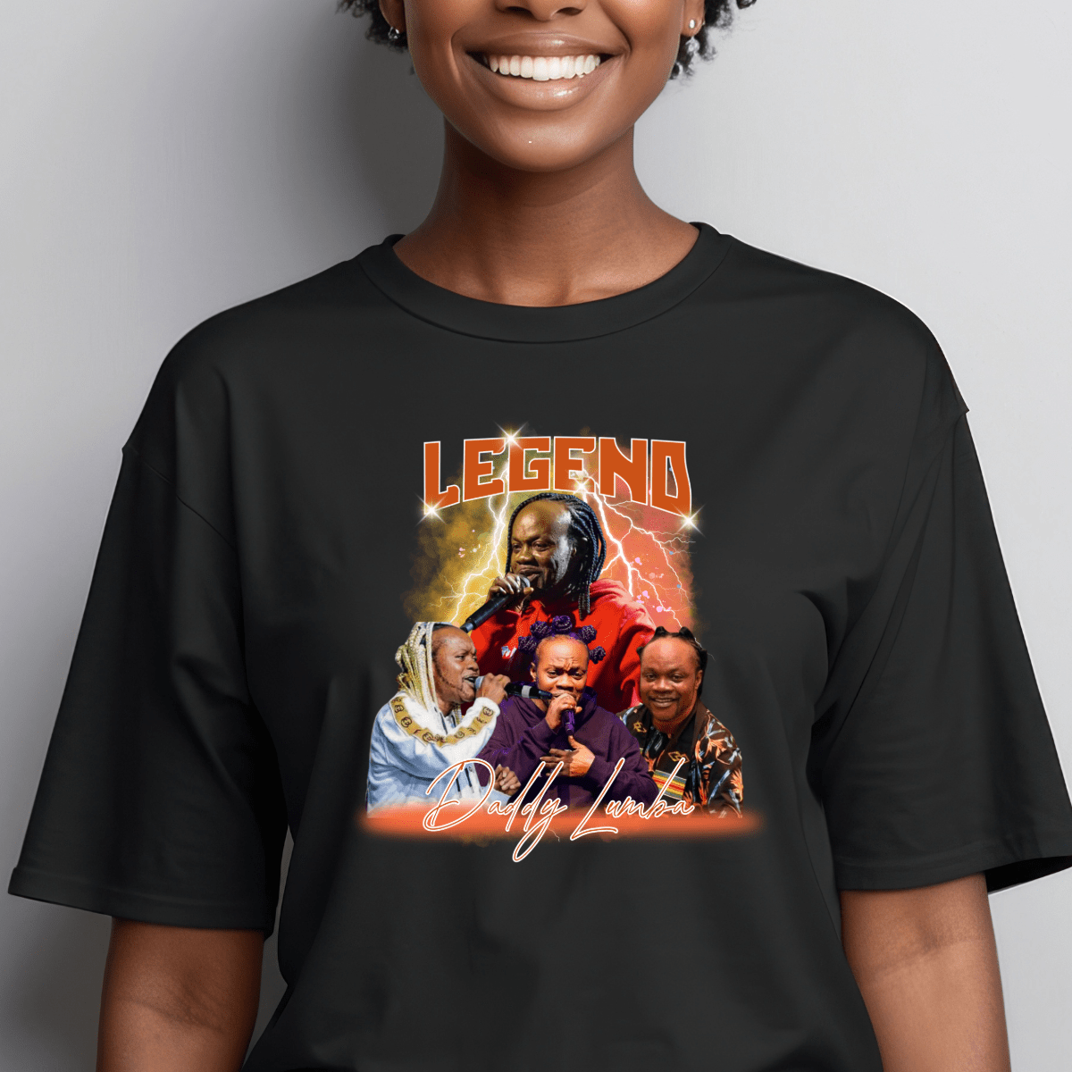 Daddy Lumba Legend T-Shirt – Unisex High - Quality Music Merch – Ghanaian Highlife Legend Tee - secapparelonline