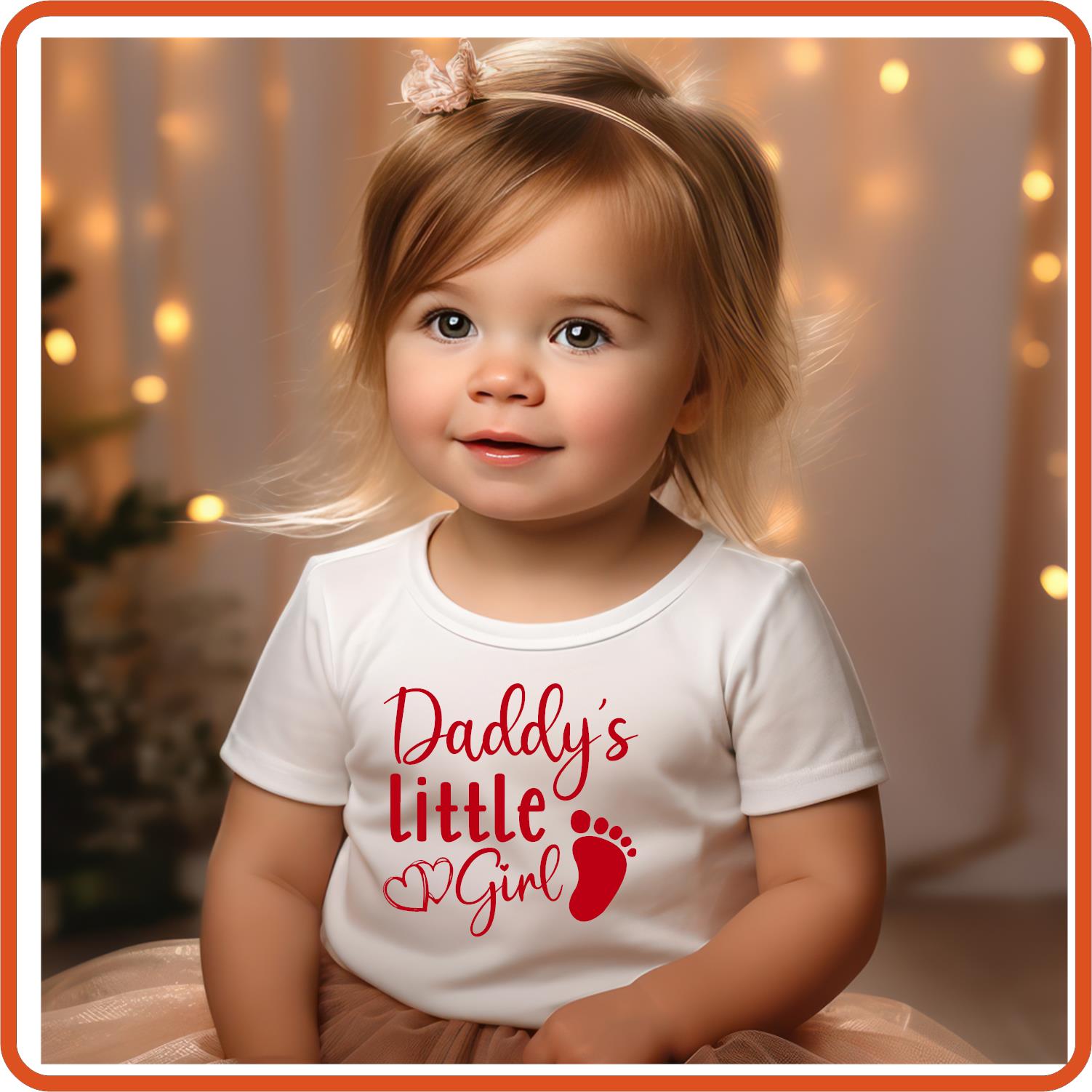 Daddy's Little Girl | New Baby Shirt Bodysuit Onesies by SEC Apparel - secapparelonline