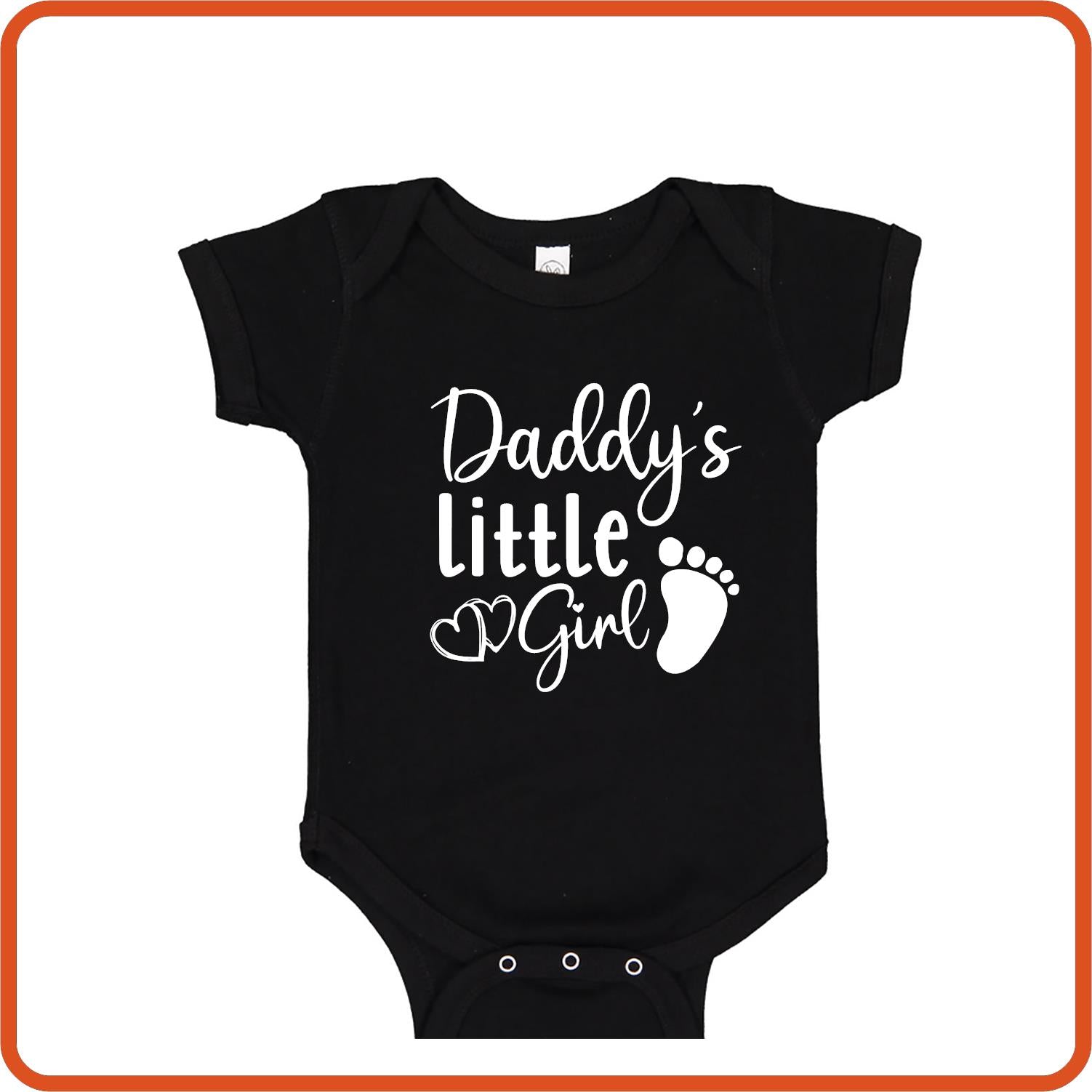 Daddy's Little Girl | New Baby Shirt Bodysuit Onesies by SEC Apparel - secapparelonline