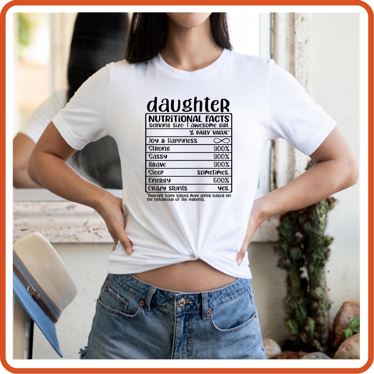 Daughter Nutritional Facts | Family Shirts | T-Shirts by SEC Apparel - secapparelonline
