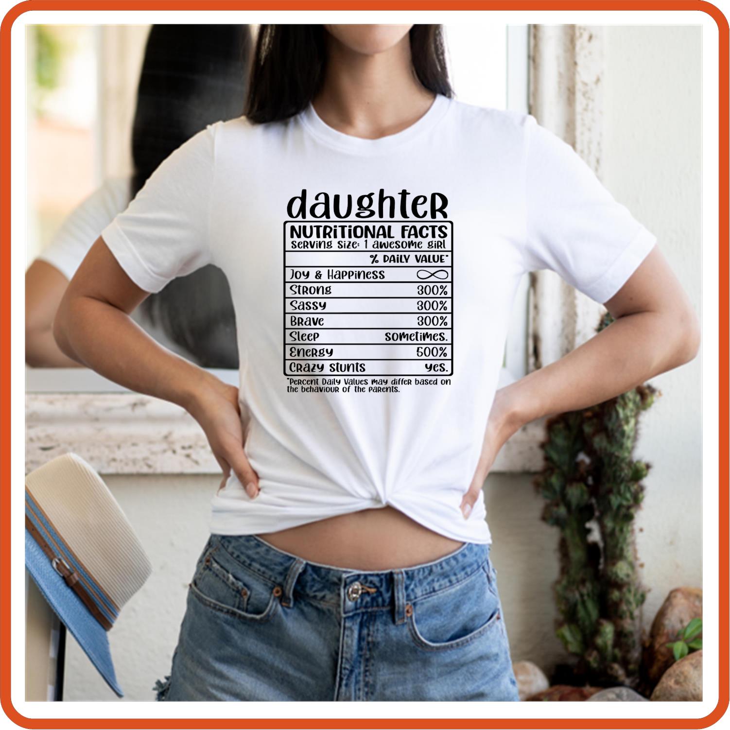 Daughter Nutritional Facts | Family Shirts | T-Shirts by SEC Apparel - secapparelonline