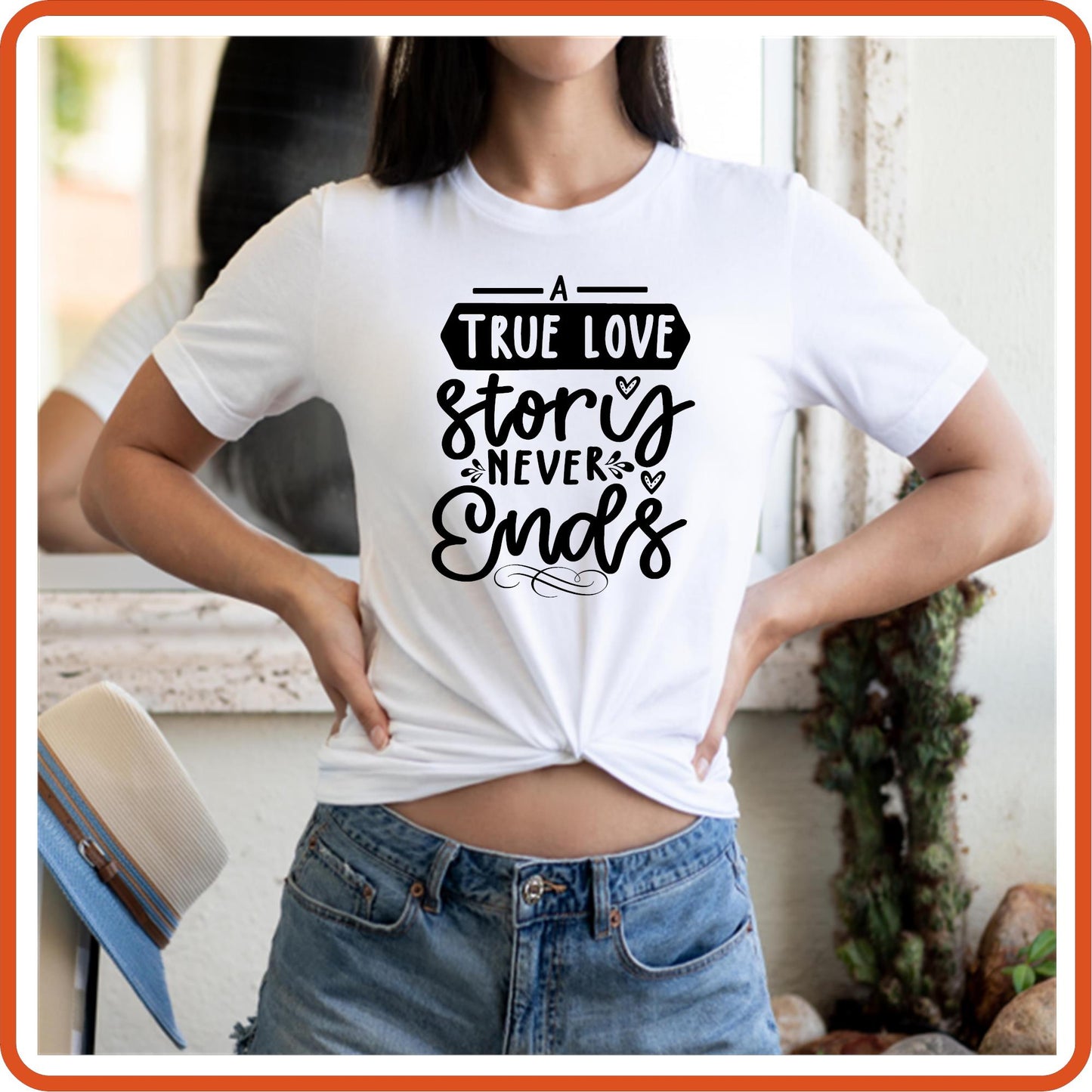 A True Love Story Graphic T shirt | Anniversary Shirt by SEC Apparel