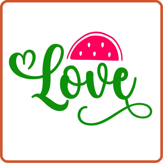 Love | Summer Iron On Decal by SEC Apparel for Shirts, Clothing and More