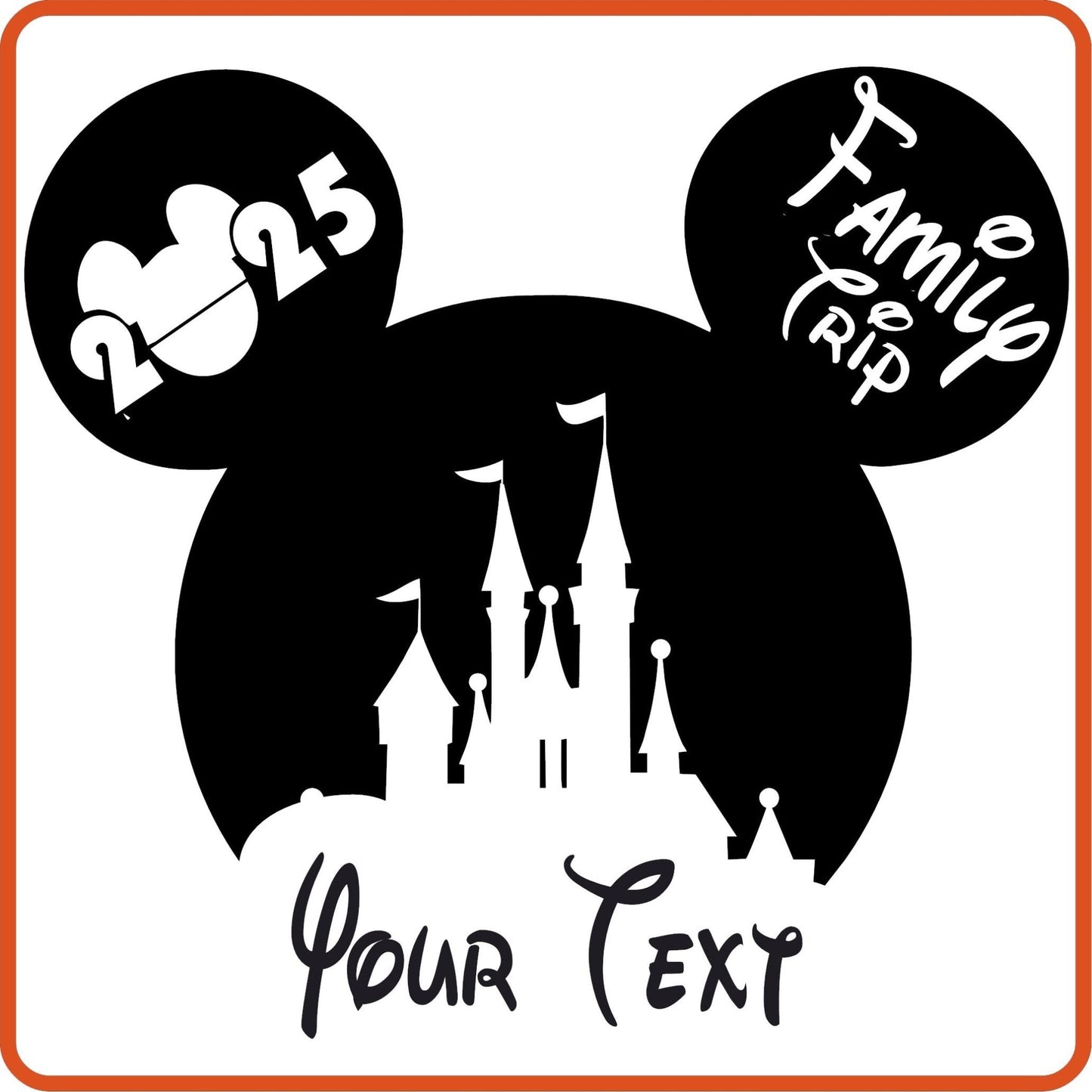 Disney Family Vacation Iron - On Decals – Custom Name Patches for Shirts & Clothing - secapparelonline