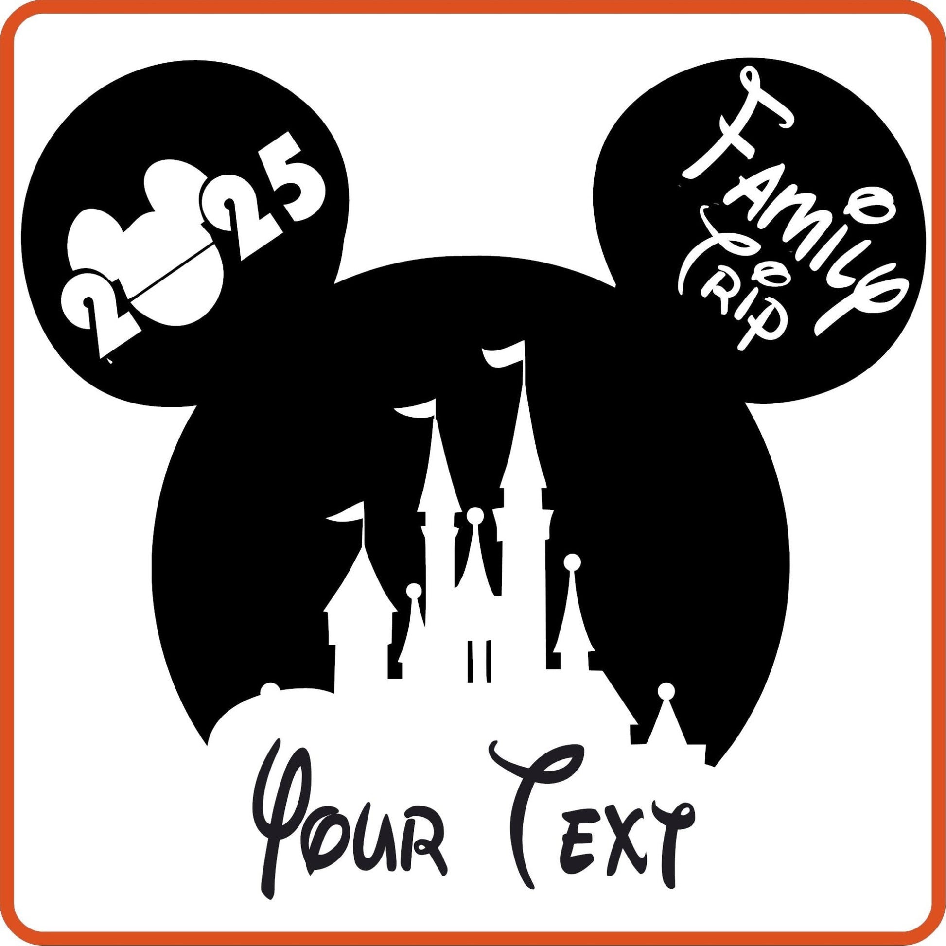Disney Family Vacation Iron - On Decals – Custom Name Patches for Shirts & Clothing - secapparelonline
