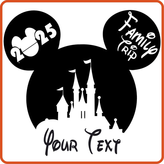 Disney Family Vacation Iron - On Decals – Custom Name Patches for Shirts & Clothing - secapparelonline