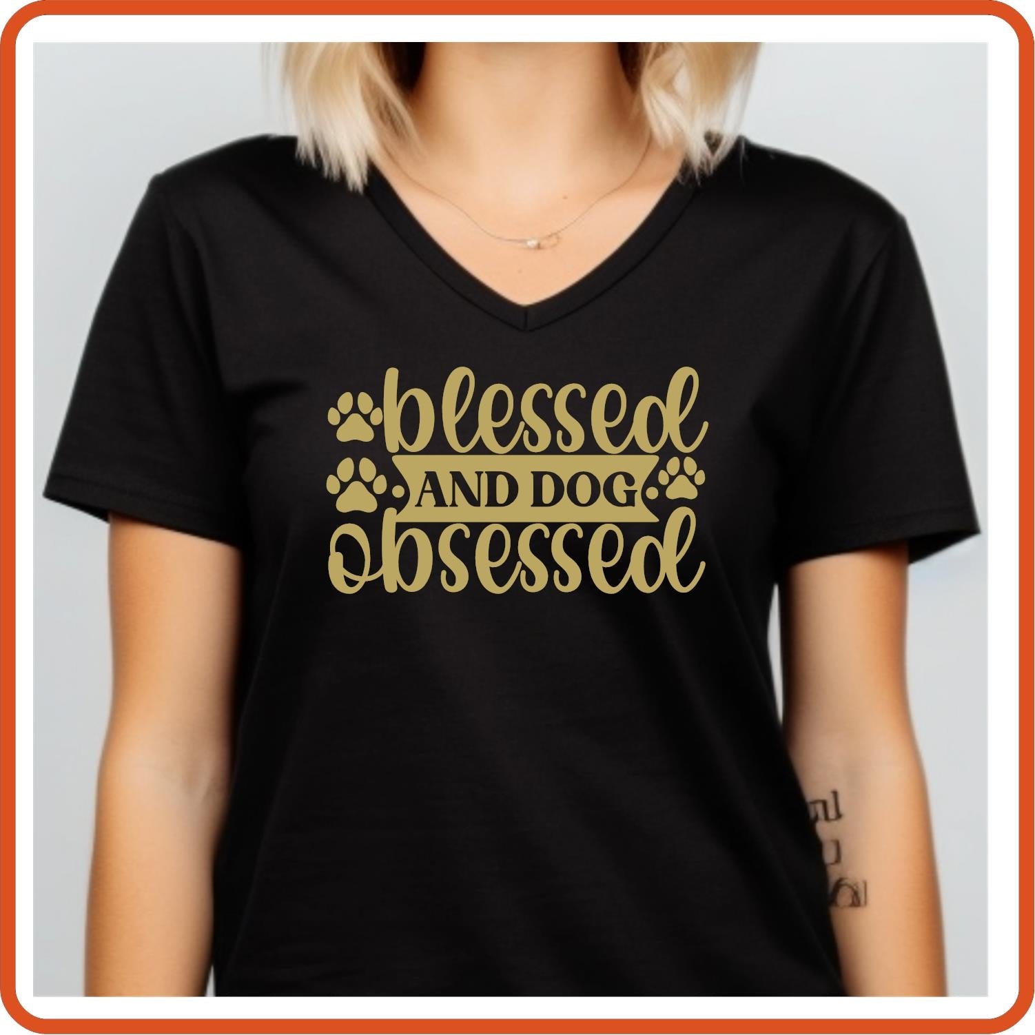 Dog Graphic T Shirt| Unisex | Pets Lover Shirts | Bless and Dog Obsessed - secapparelonline