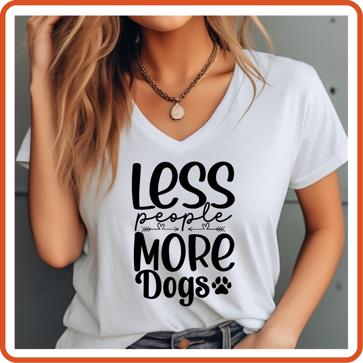 Dog Graphic T Shirt| Unisex | Pets Lover Shirts | Less People More Dogs | SEC Apparel - secapparelonline