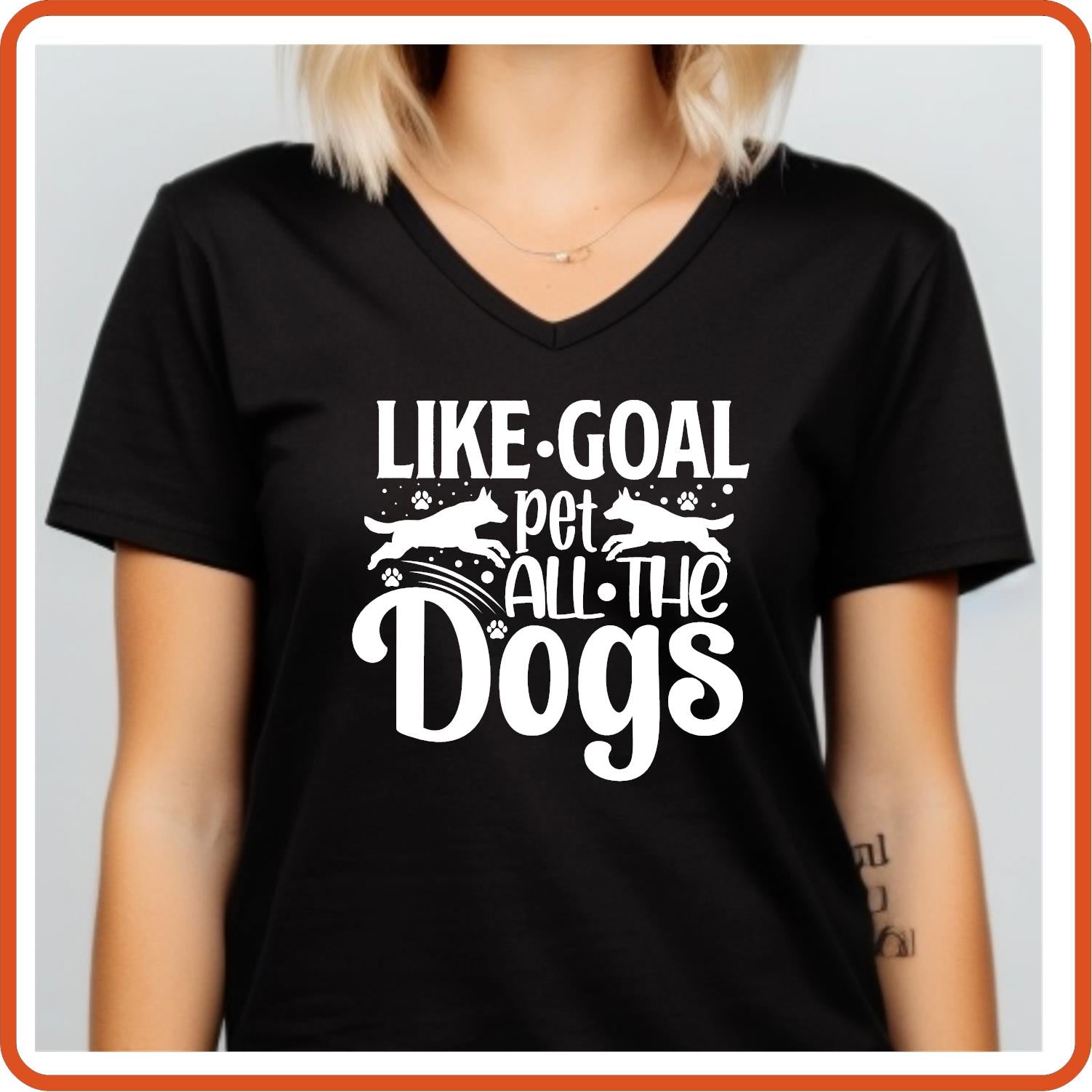 Dog Graphic T Shirt| Unisex | Pets Lover Shirts | Life is Better with a Dog | Like Goal Pet All Dog - secapparelonline