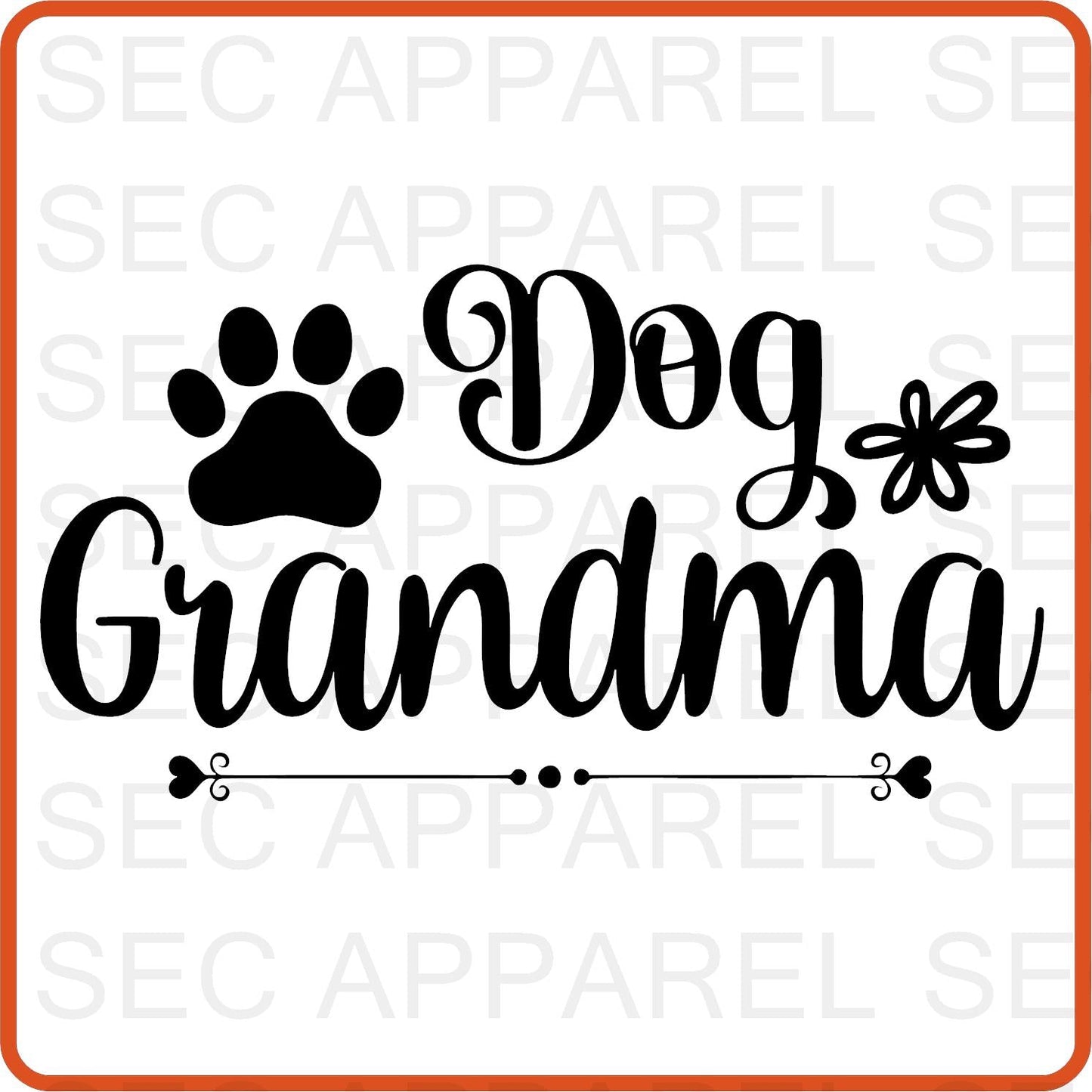 Dog Iron On Decals Patches transfers vinyl for shirts, clothing | Pets Lover | Dog Grandma - secapparelonline