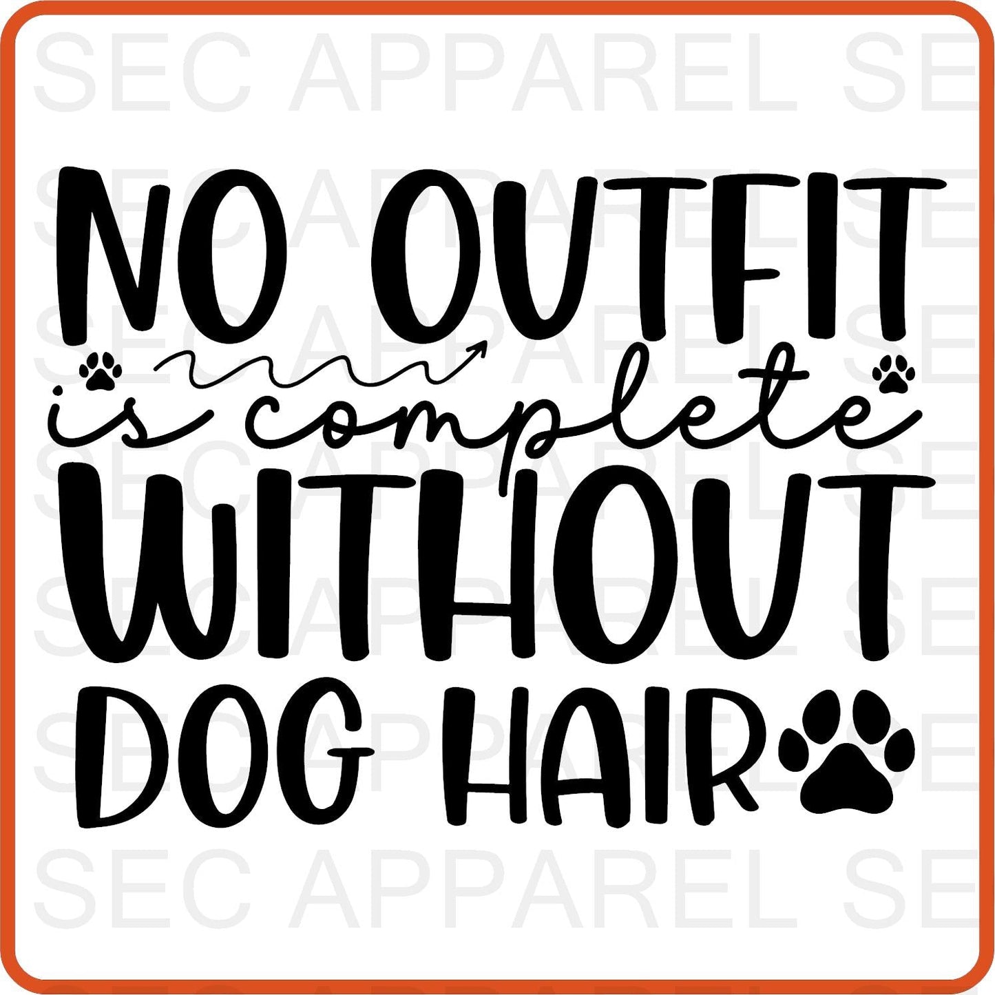 Dog Iron On Decals Patches transfers vinyl for shirts, clothing | Pets Lover | No Outfit Is Complete without Dog Hair - secapparelonline