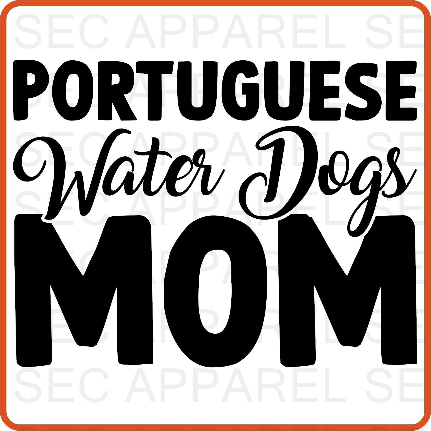 Dog Iron On Decals Patches transfers vinyl for shirts, clothing | Pets Lover | Portuguese Water Dog Mom - secapparelonline