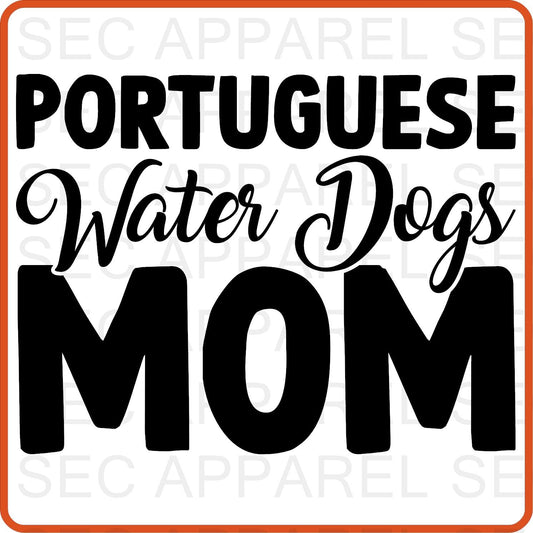 Dog Iron On Decals Patches transfers vinyl for shirts, clothing | Pets Lover | Portuguese Water Dog Mom - secapparelonline
