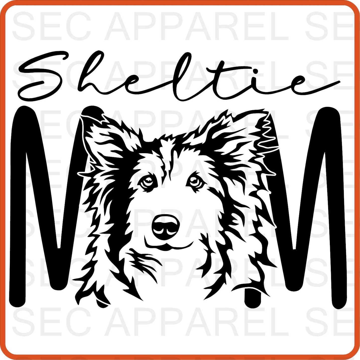 Dog Iron On Decals Patches transfers vinyl for shirts, clothing | Pets Lover | Sheltie Mom - secapparelonline