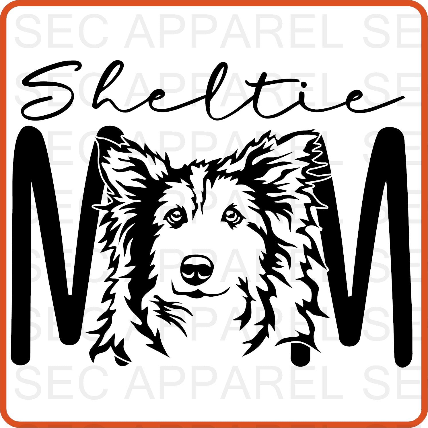 Dog Iron On Decals Patches transfers vinyl for shirts, clothing | Pets Lover | Sheltie Mom - secapparelonline