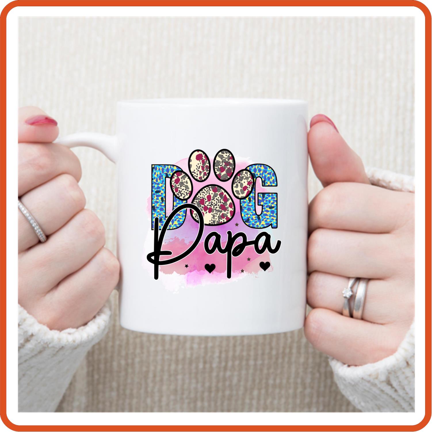 Dog Mugs - 11oz Coffee Mug | Pets Lover Mugs | Dog Papa - secapparelonline