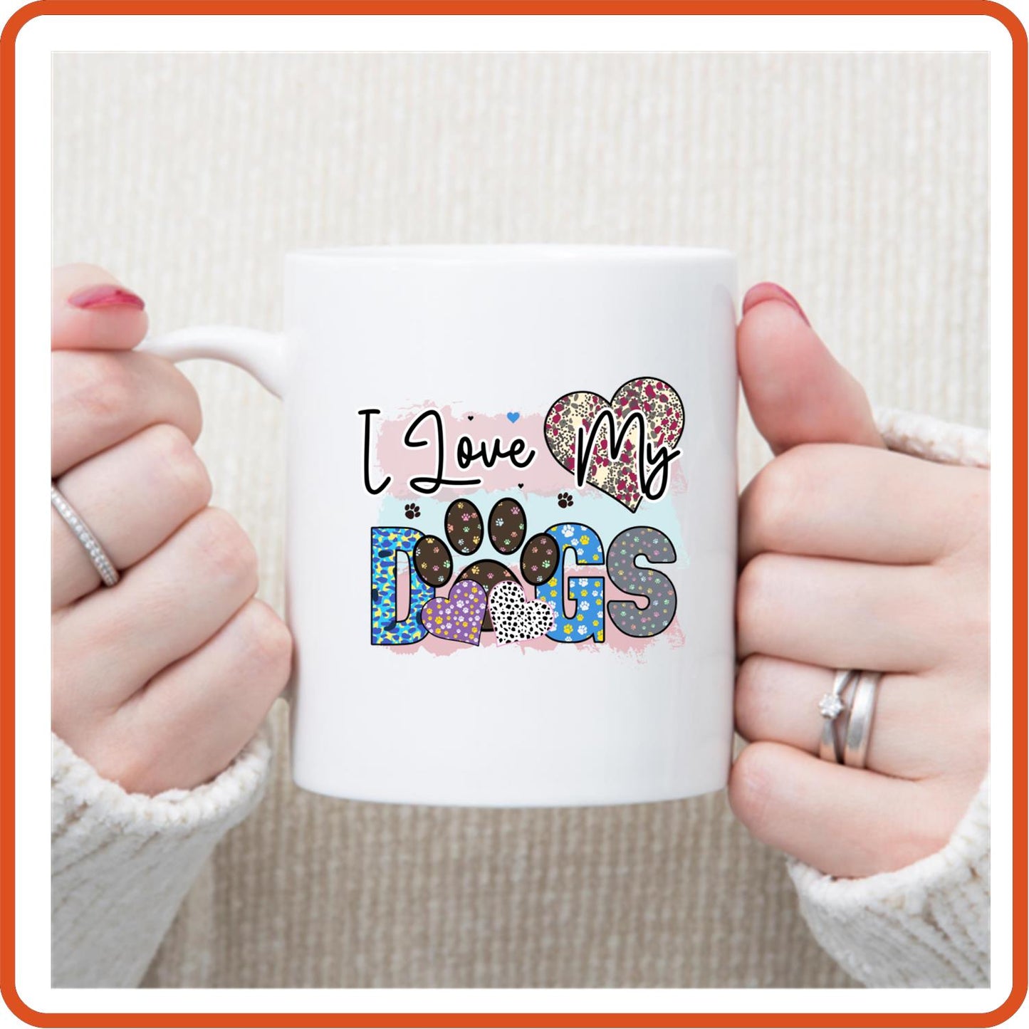 Dog Mugs -11oz Coffee Mug | Pets Lover Mugs | I Love My Dog