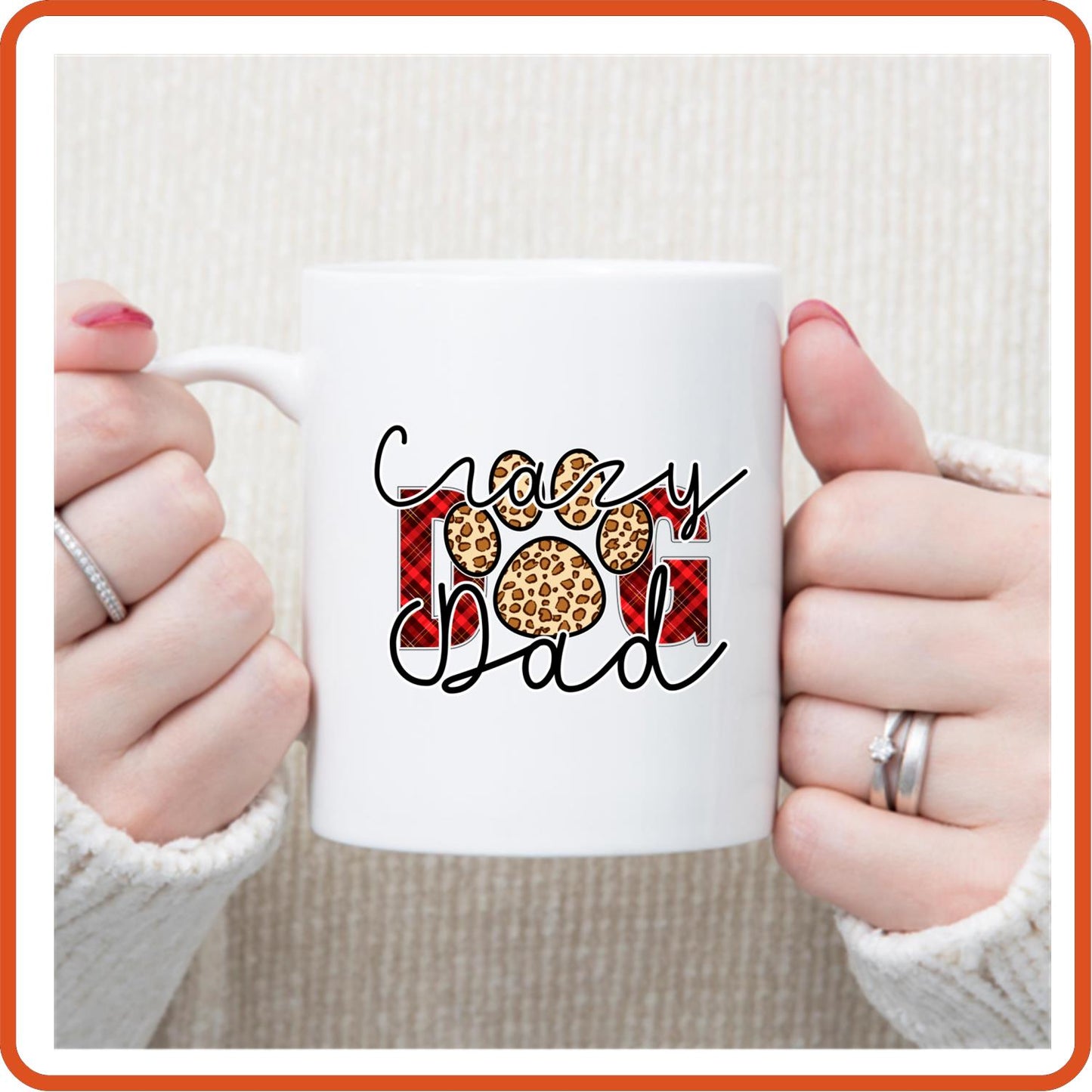 Dog Mugs -11oz Coffee Mug | Pets Lover Mugs | Crazy Dog Dad