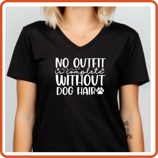 Dog Graphic T Shirt| Unisex | Pets Lover Shirts | No Outfit is complete without Dog Hair