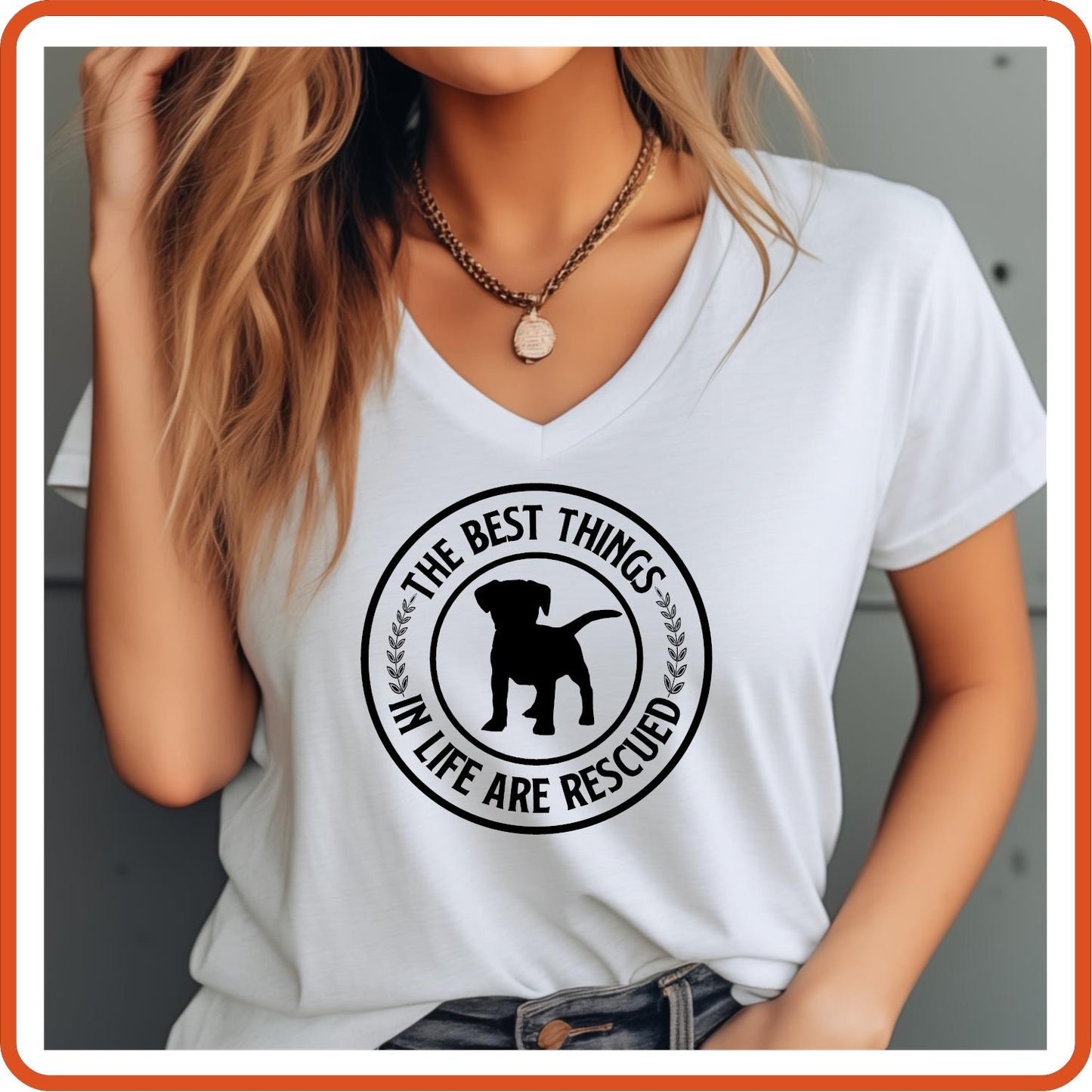 Dog Graphic T Shirt| Unisex | Pets Lover Shirts | The Best Things In Life Are Rescued