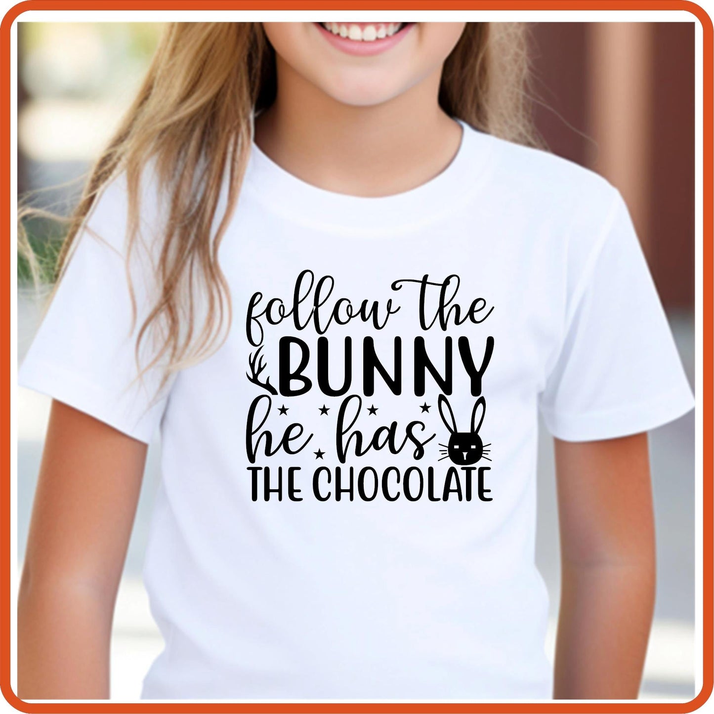 Easter Graphic T-shirts | Easter Shirts | SEC Apparel | Bunny Family| Follow The Bunny - secapparelonline