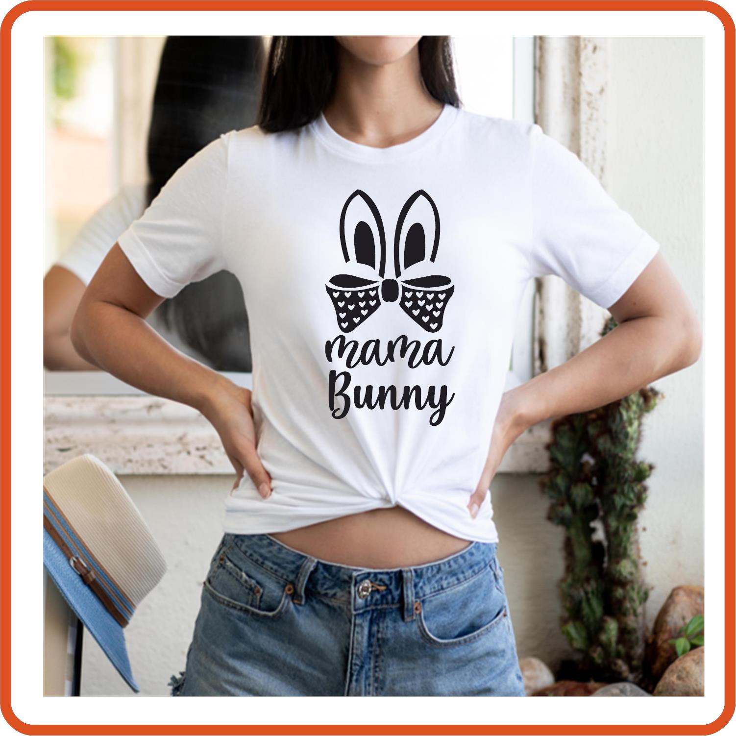 Easter Graphic T-shirts | Easter Shirts | SEC Apparel | Bunny Family| Mama - secapparelonline