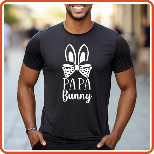 Easter Graphic T-shirts | Easter Shirts | SEC Apparel | Bunny Family| Papa - secapparelonline