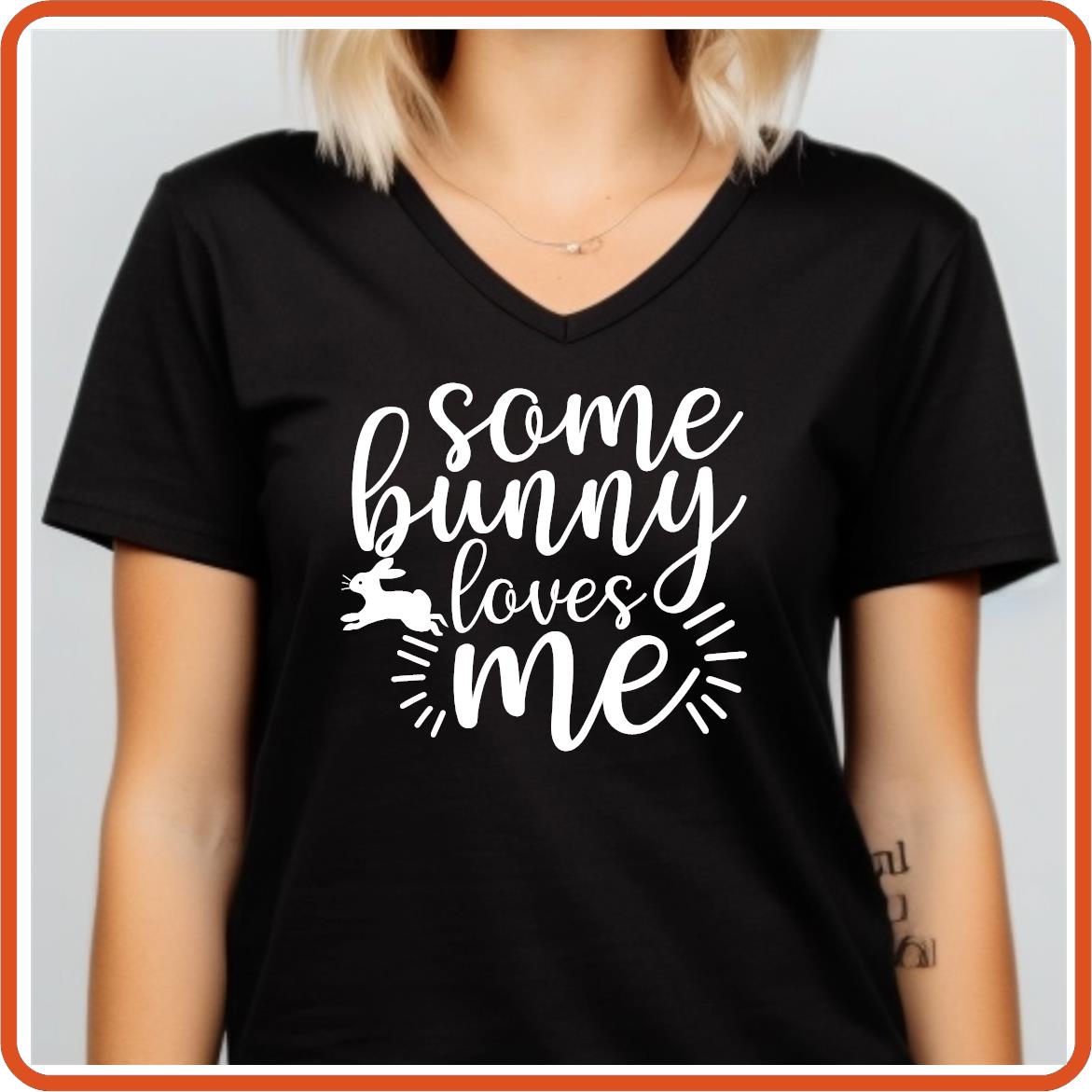 Easter Graphic T-shirts | Easter Shirts | SEC Apparel | Some Bunny Loves Me - secapparelonline