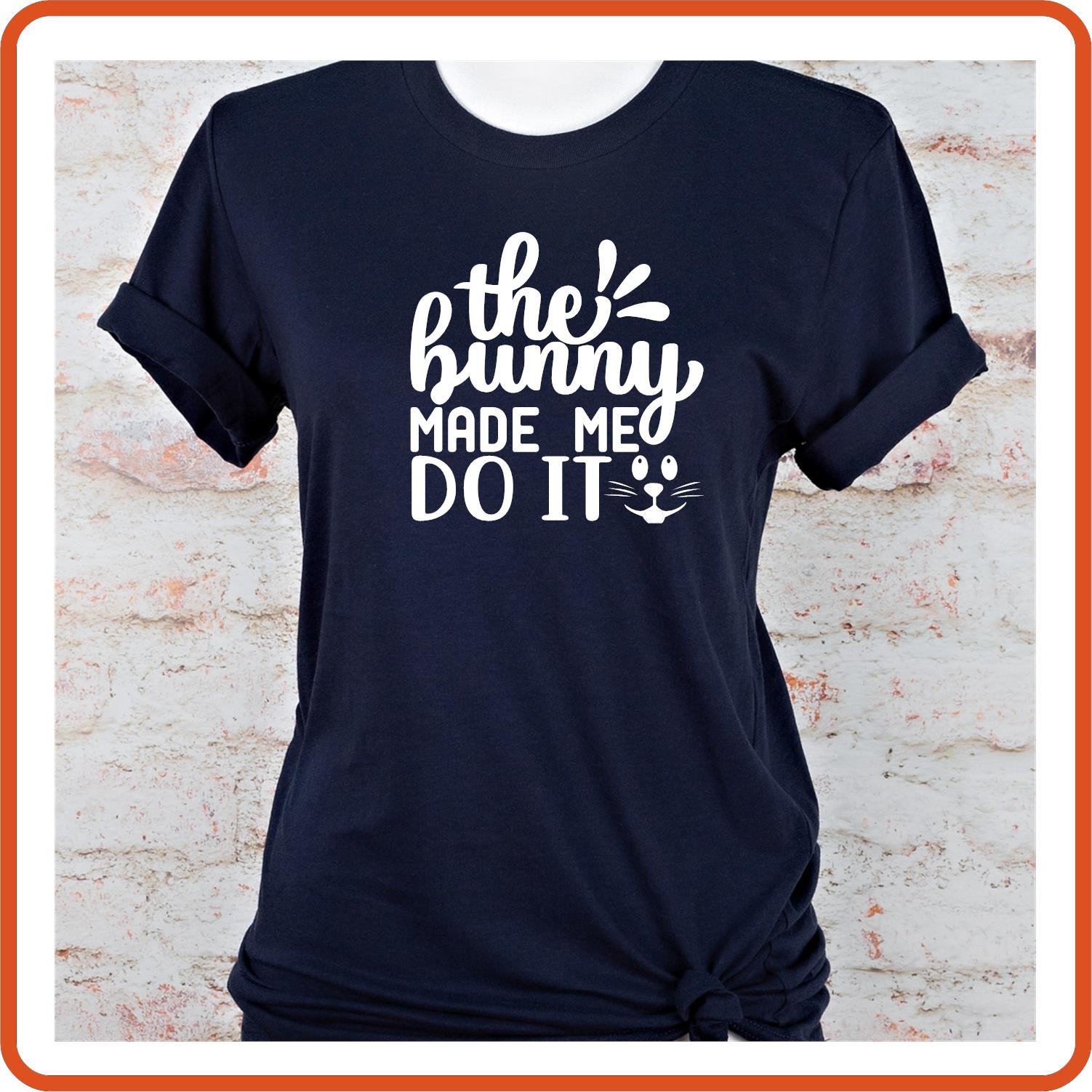 Easter Graphic T-shirts | Easter Shirts | SEC Apparel | The Bunny Made Me - secapparelonline