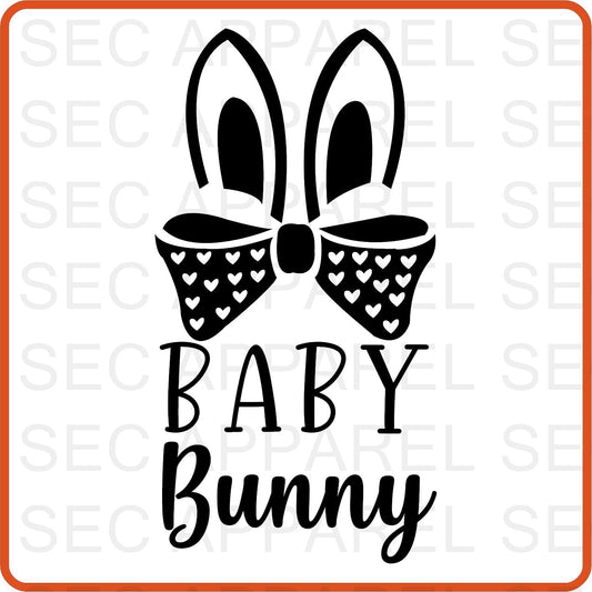 Easter Iron On Decals Patches transfers vinyl for shirts, clothing | Bunny Family | Baby - secapparelonline