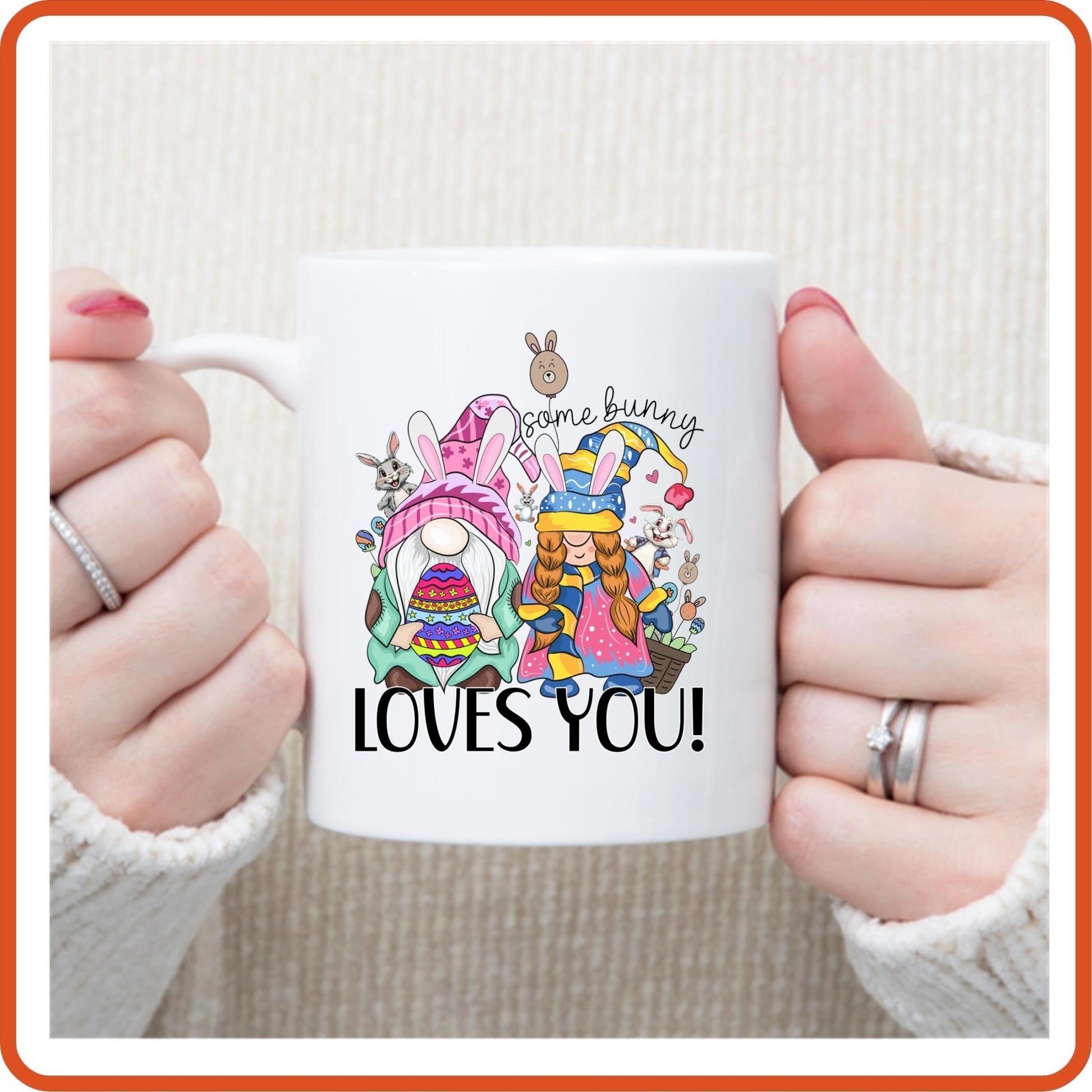 Easter Mugs - 11oz Coffee Mug | Gift | SEC Apparel | Some Bunny Loves You - secapparelonline